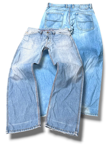 Vintage Diesel Y2K Baggy Jeans (M)