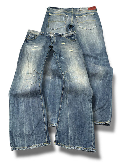Vintage Armani Straight Leg Jeans (XL)