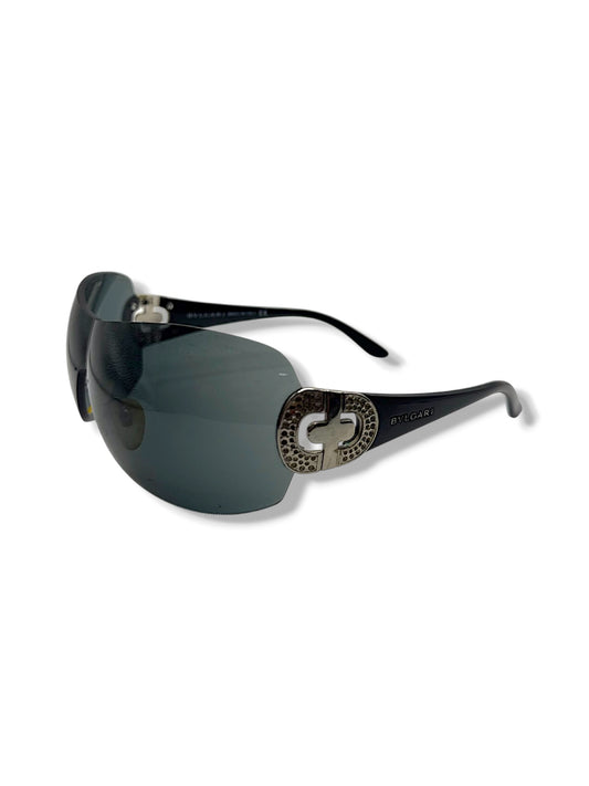 Vintage Bulgari Y2K Damen Sonnenbrille