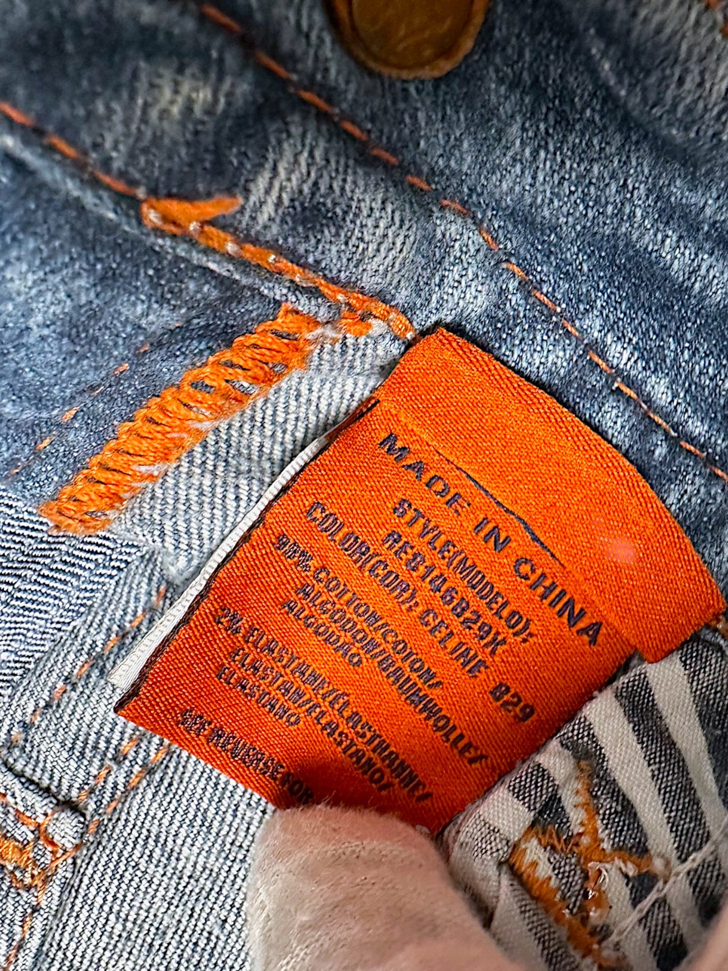 Vintage Rock Revival Y2K Low Waist Bootcut Damenjeans (S)