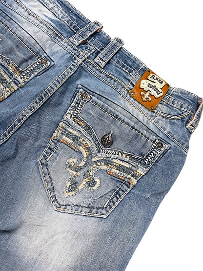 Vintage Rock Revival Y2K Baggy Jeans (L)