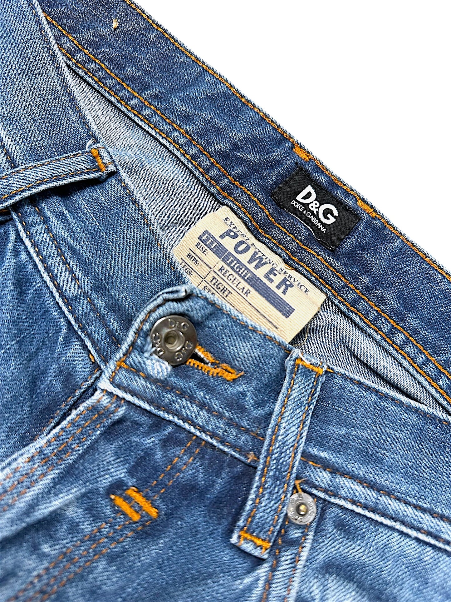 Vintage Dolce & Gabanna Y2K Straight Leg Jeans (M)