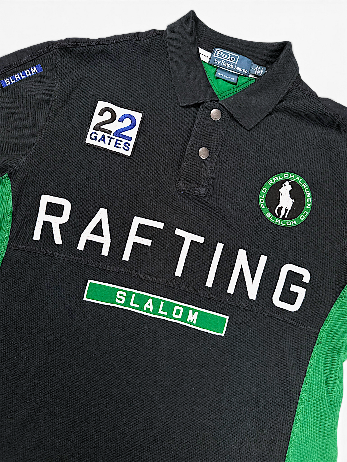 Vintage Ralph Lauren Y2K „RAFTING“ Polo (L)