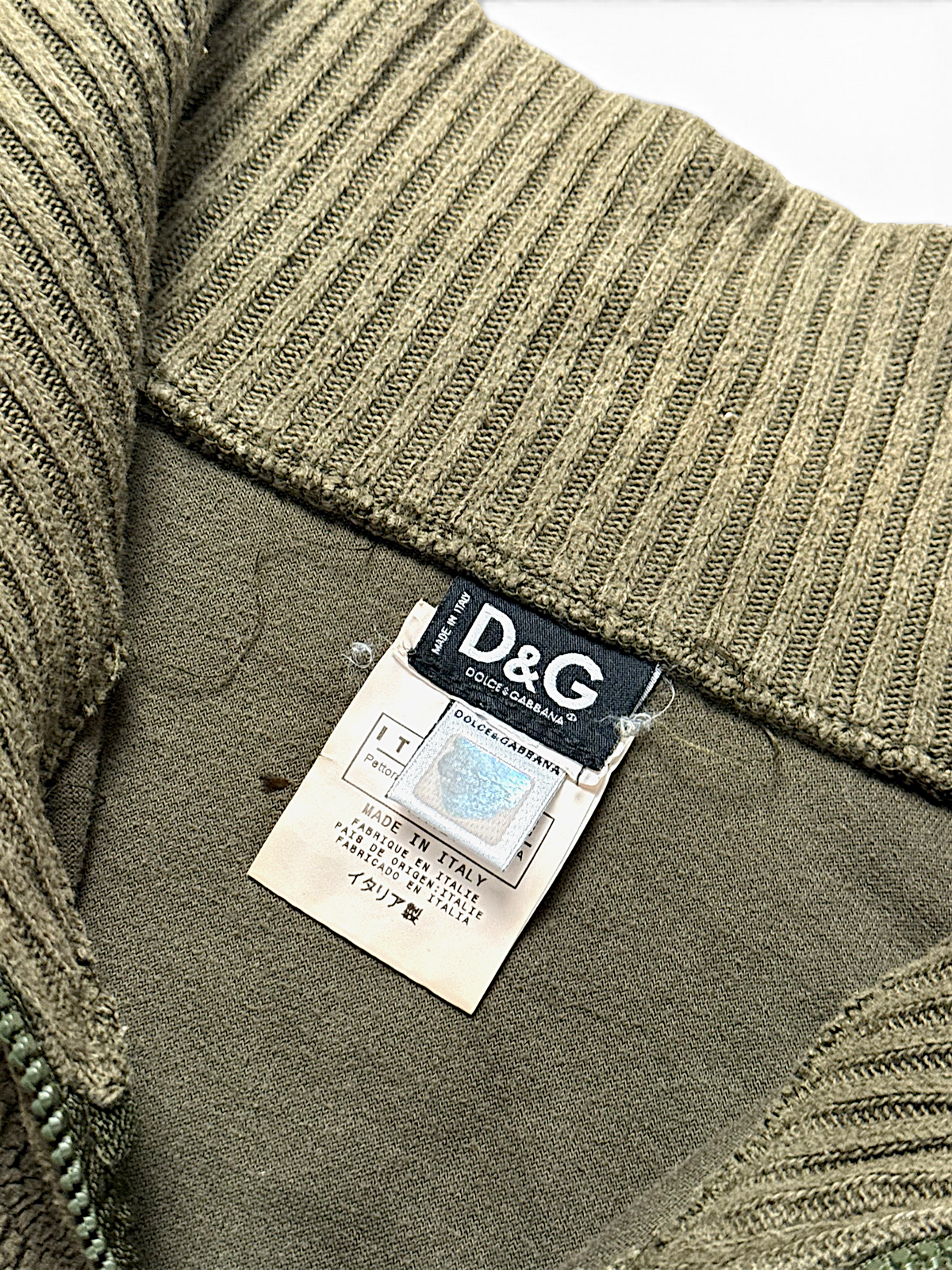 Vintage Dolce & Gabbana Y2K ZIP Pullover (S)