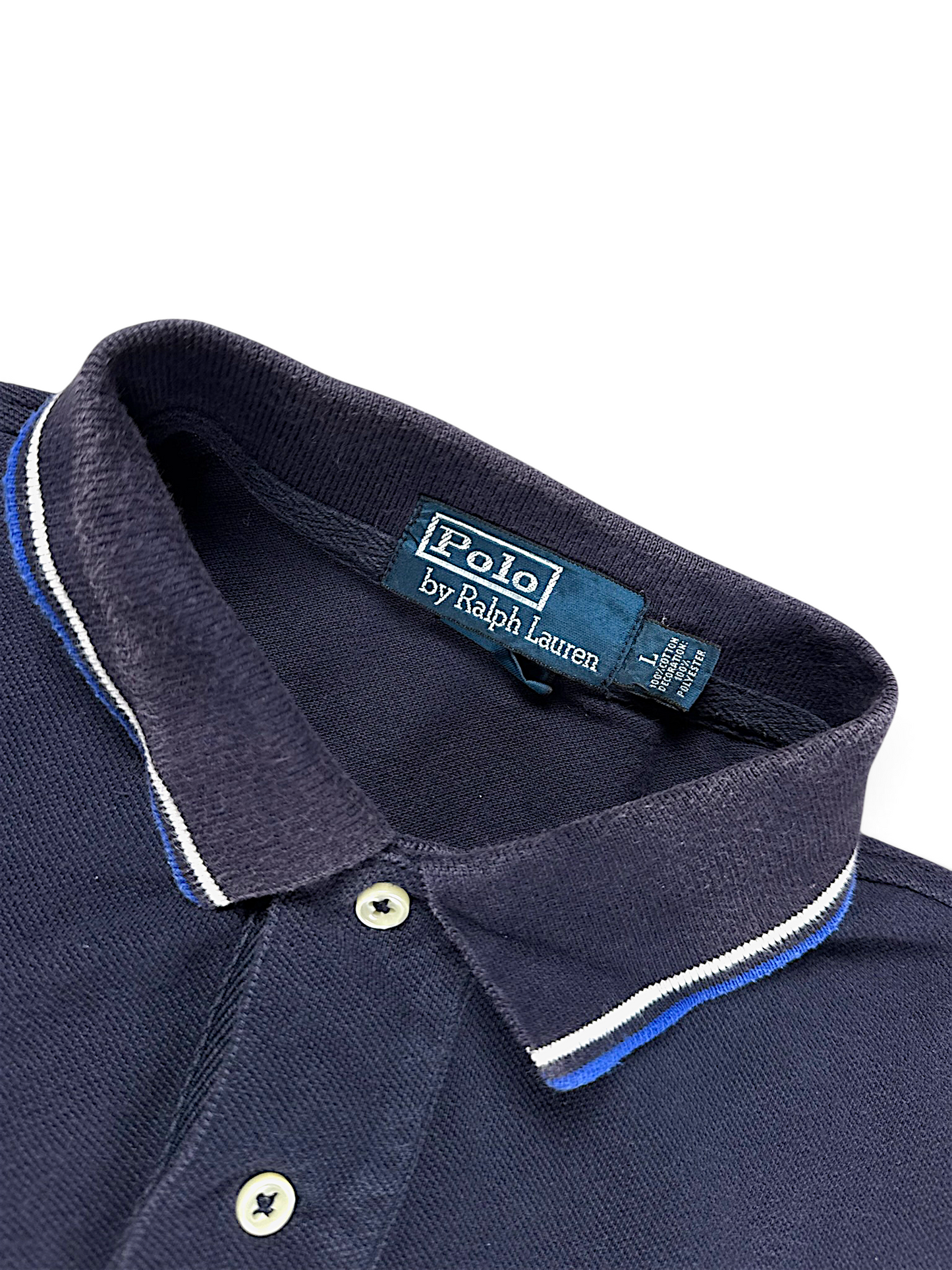 Vintage Ralph Lauren Y2K „France“ Polo (L)