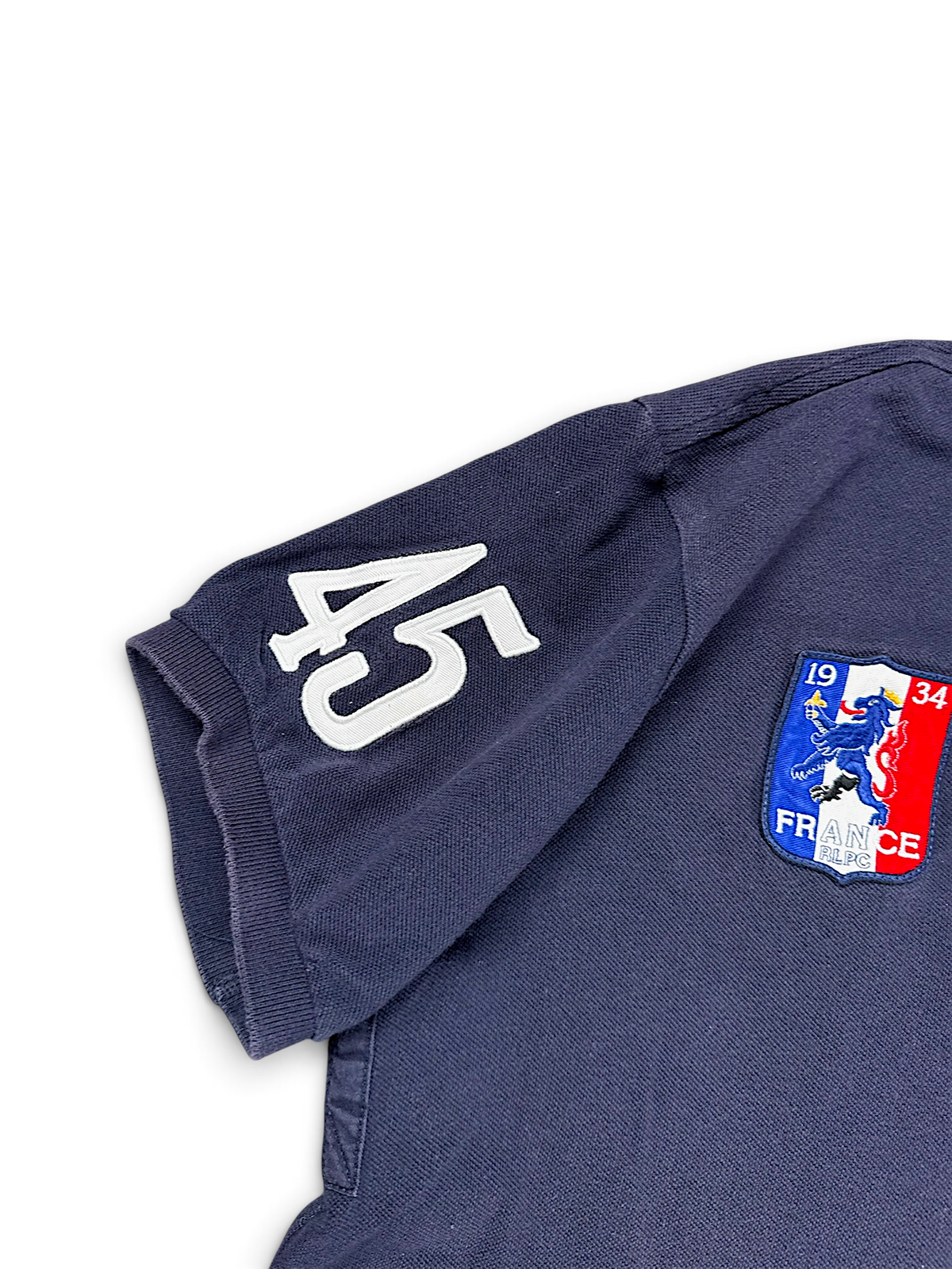 Vintage Ralph Lauren Y2K „France“ Polo (L)