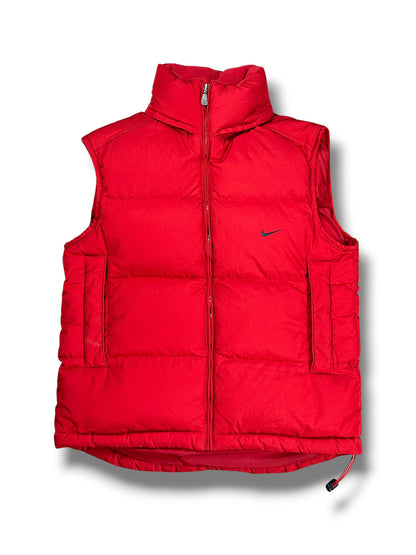 Vintage Nike Y2K Daunenweste (S) – Vorderansicht
