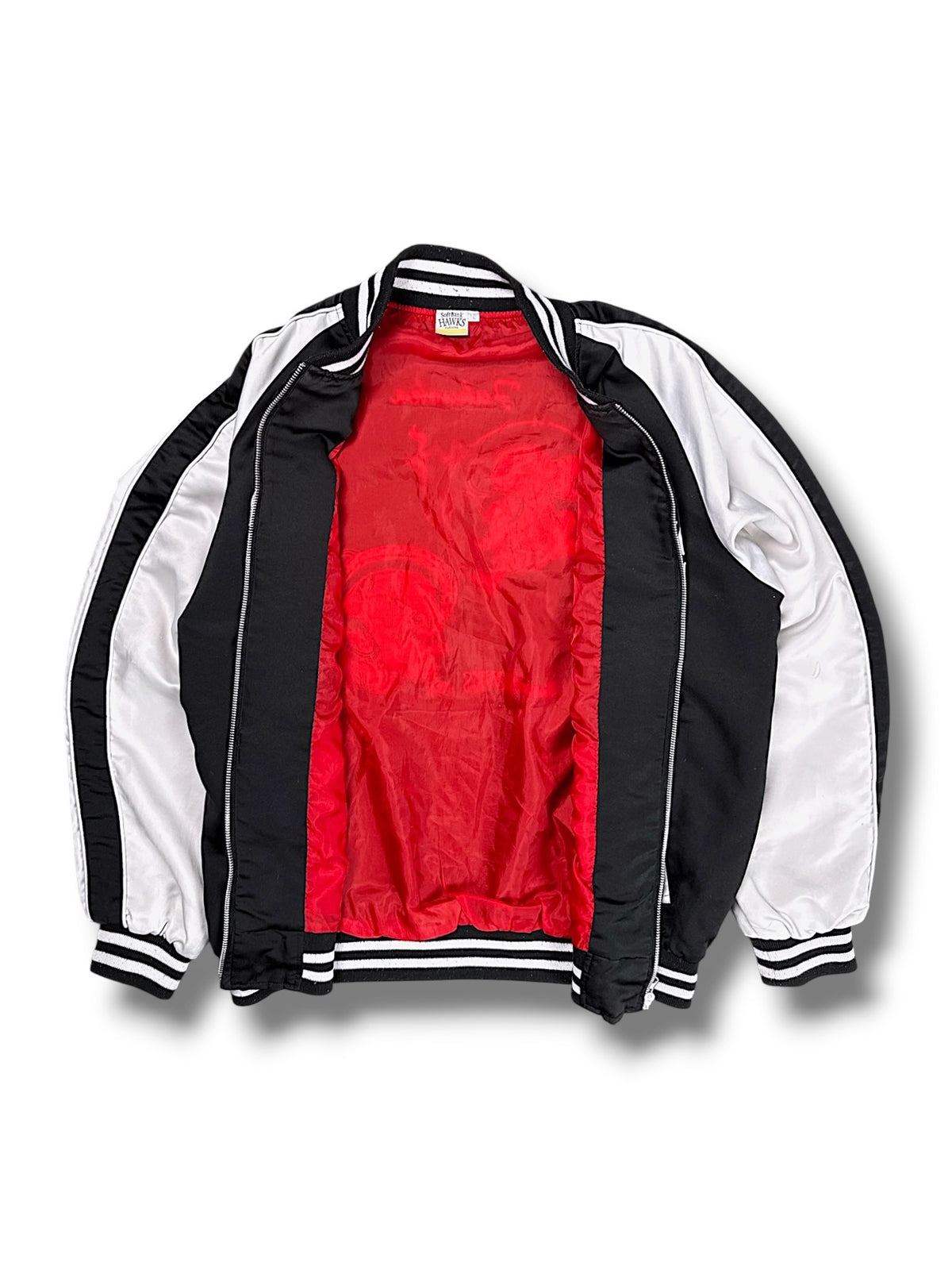 Vintage Hawks Y2K Jacke (M) – Innenansicht