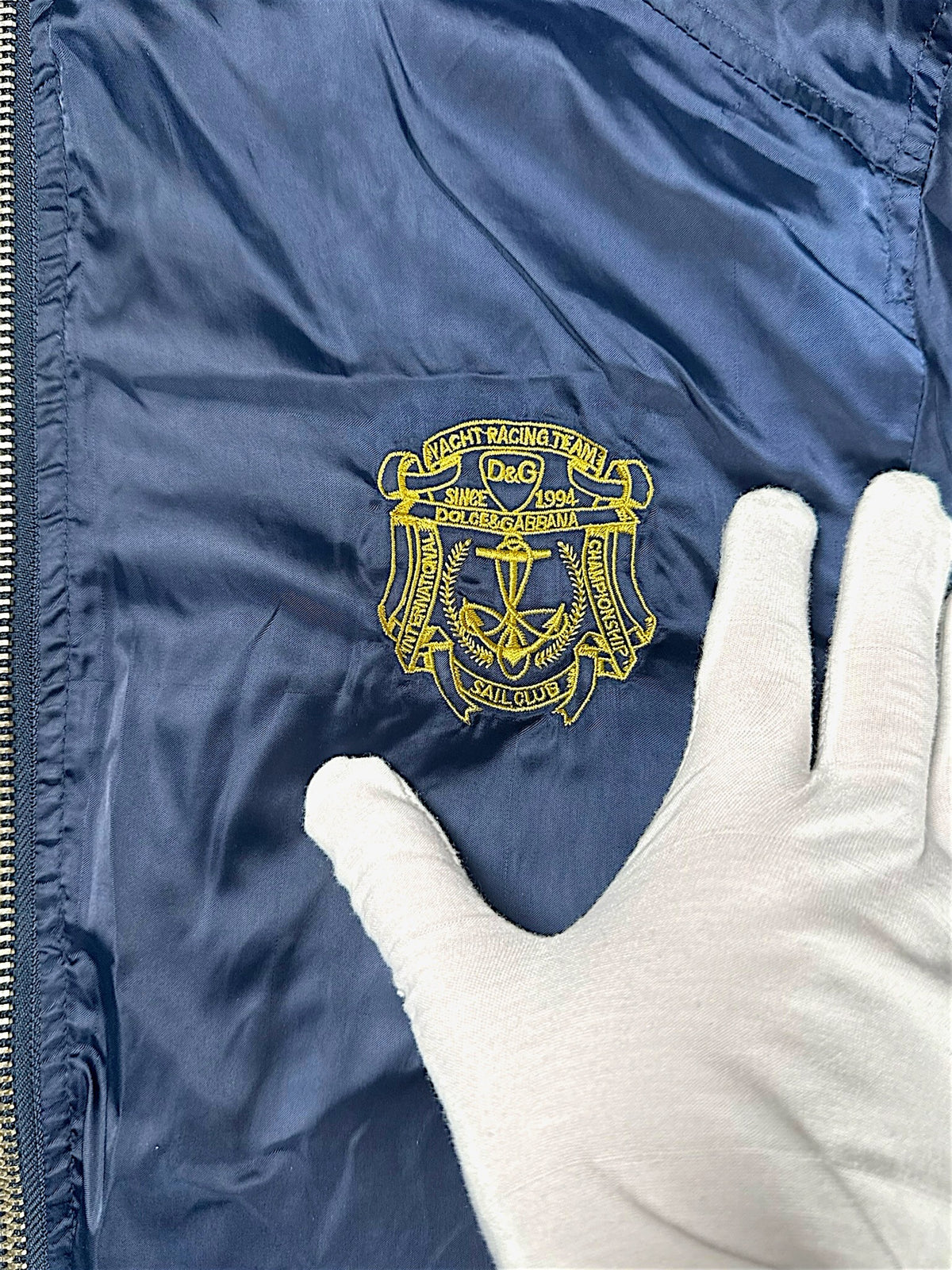 Vintage Dolce & Gabbana Y2K Übergangsjacke (M) – Detailaufnahme 1