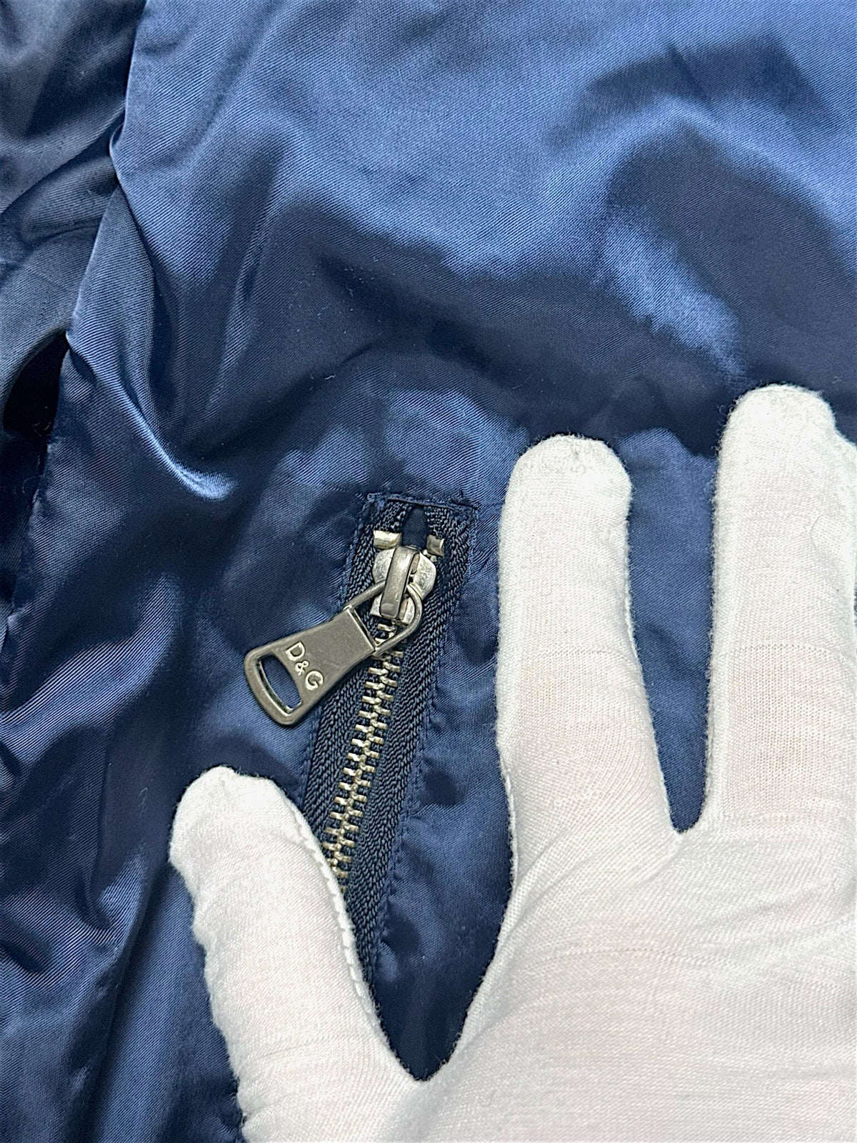 Vintage Dolce & Gabbana Y2K Übergangsjacke (M) – Detailaufnahme 3