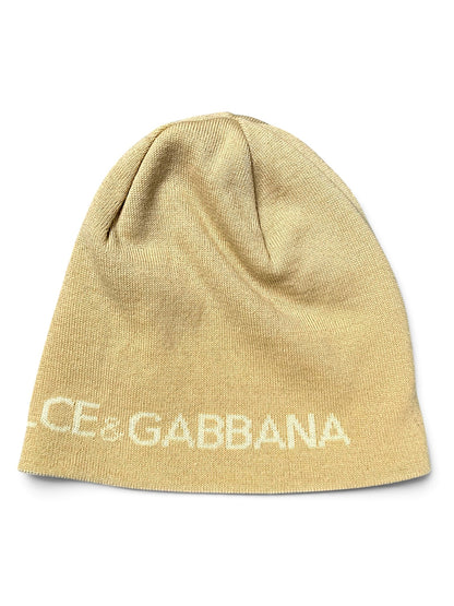 Vintage Dolce & Gabbana Y2K Mütze – Rückansicht (Wendeseite)