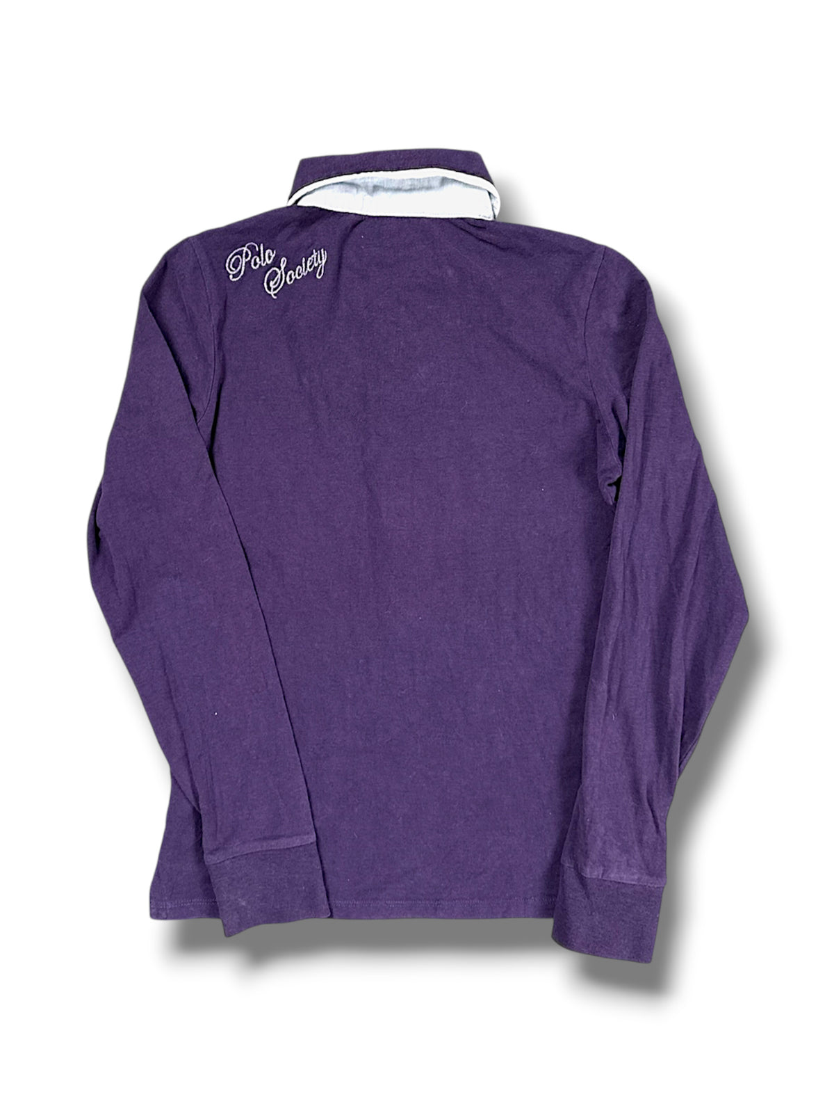Vintage La Martina Langarm-Polo (S) – Rückansicht