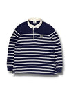 Vintage Lacoste Y2K Langarm-Polo (L) – Vorderansicht
