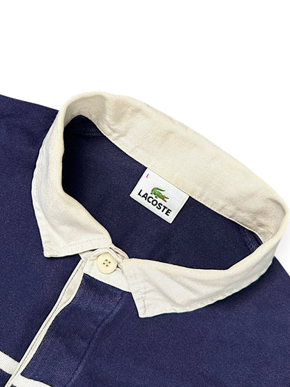 Vintage Lacoste Y2K Langarm-Polo (L) – Detailaufnahme 2