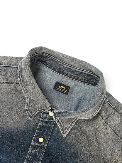 Vintage Lee Y2K Jeanshemd (L) – Detailaufnahme 3