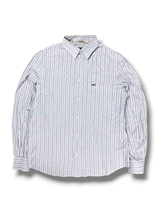 Vintage Armani Y2K Hemd (L) – Vorderansicht