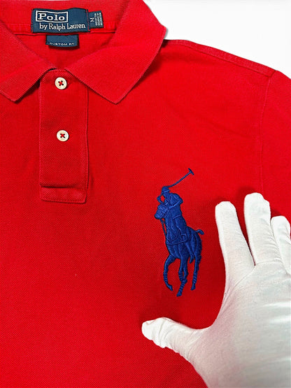 Vintage Ralph Lauren „Big Pony“ Polo (M) – Detailaufnahme 1