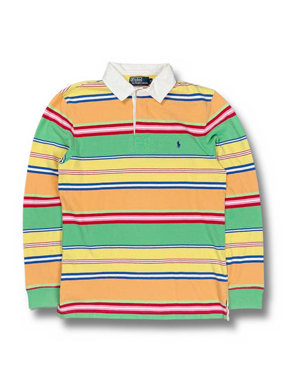 Vintage Ralph Lauren Y2K Langarm Polo (M) – Vorderansicht