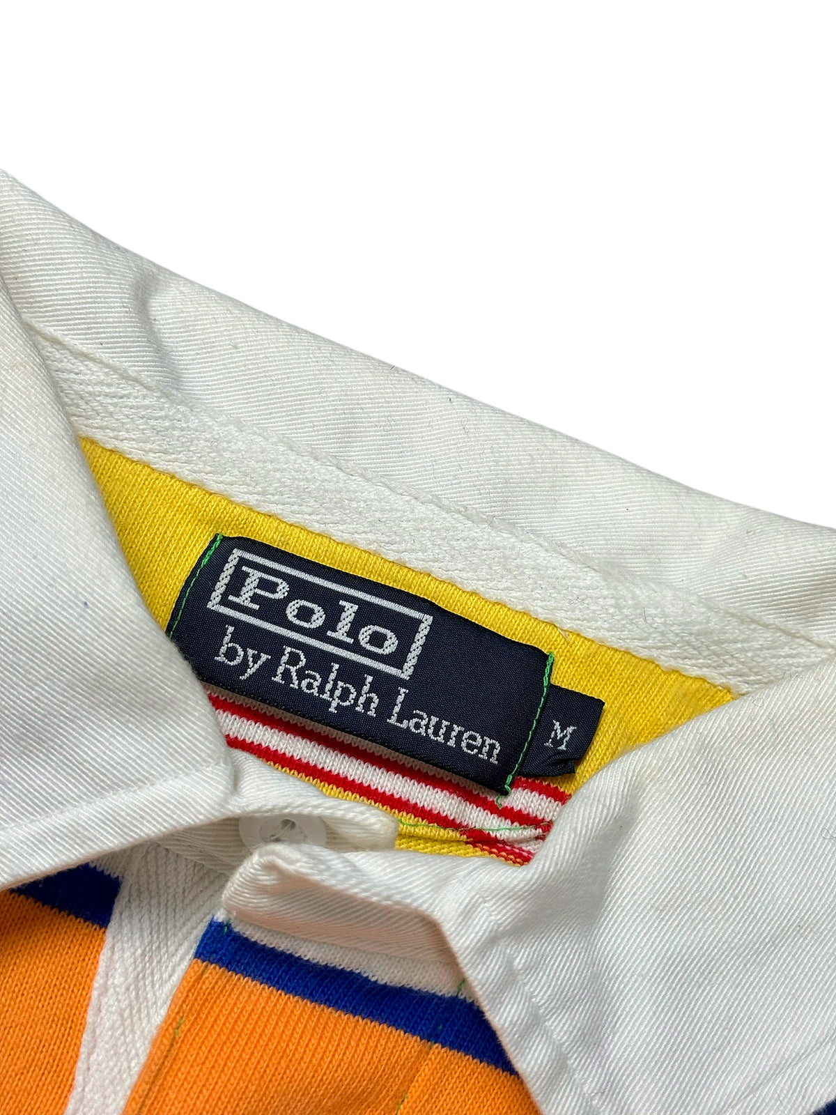 Vintage Ralph Lauren Y2K Langarm Polo (M) – Detailaufnahme 2