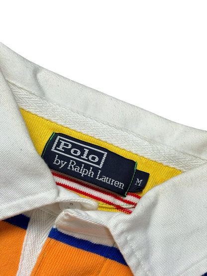 Vintage Ralph Lauren Y2K Langarm Polo (M) – Detailaufnahme 2