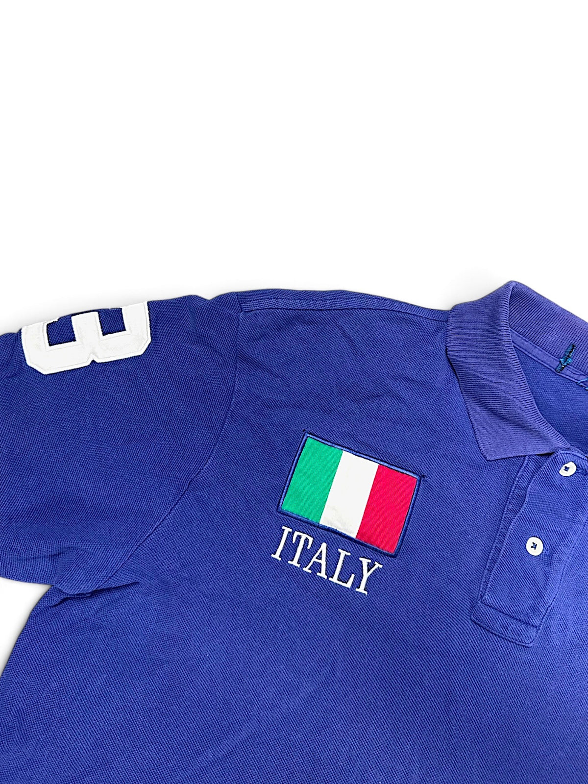 Vintage Ralph Lauren Y2K „Italy“ Polo (L) – Detailaufnahme 3