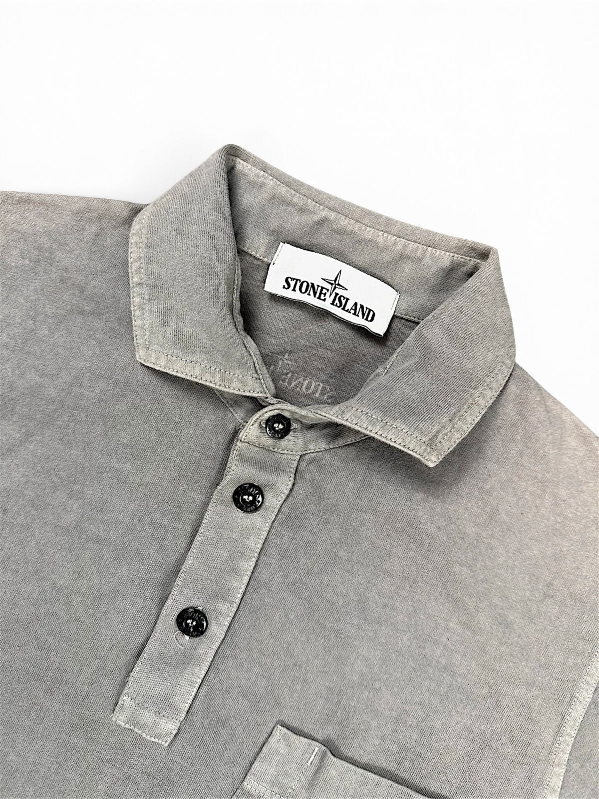 Vintage Stone Island Y2K Polo (S) – Detailaufnahme 1
