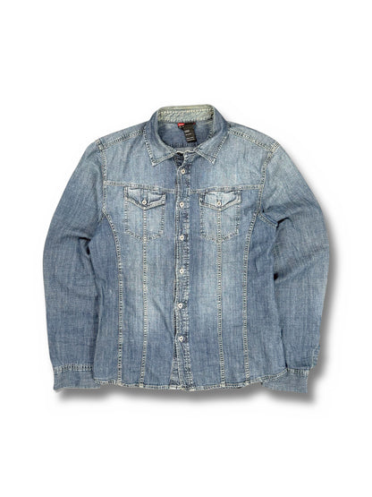 Vintage Diesel Jeanshemd (L) – Vorderansicht