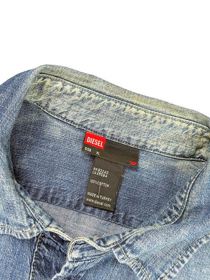 Vintage Diesel Jeanshemd (L) – Detailaufnahme 2