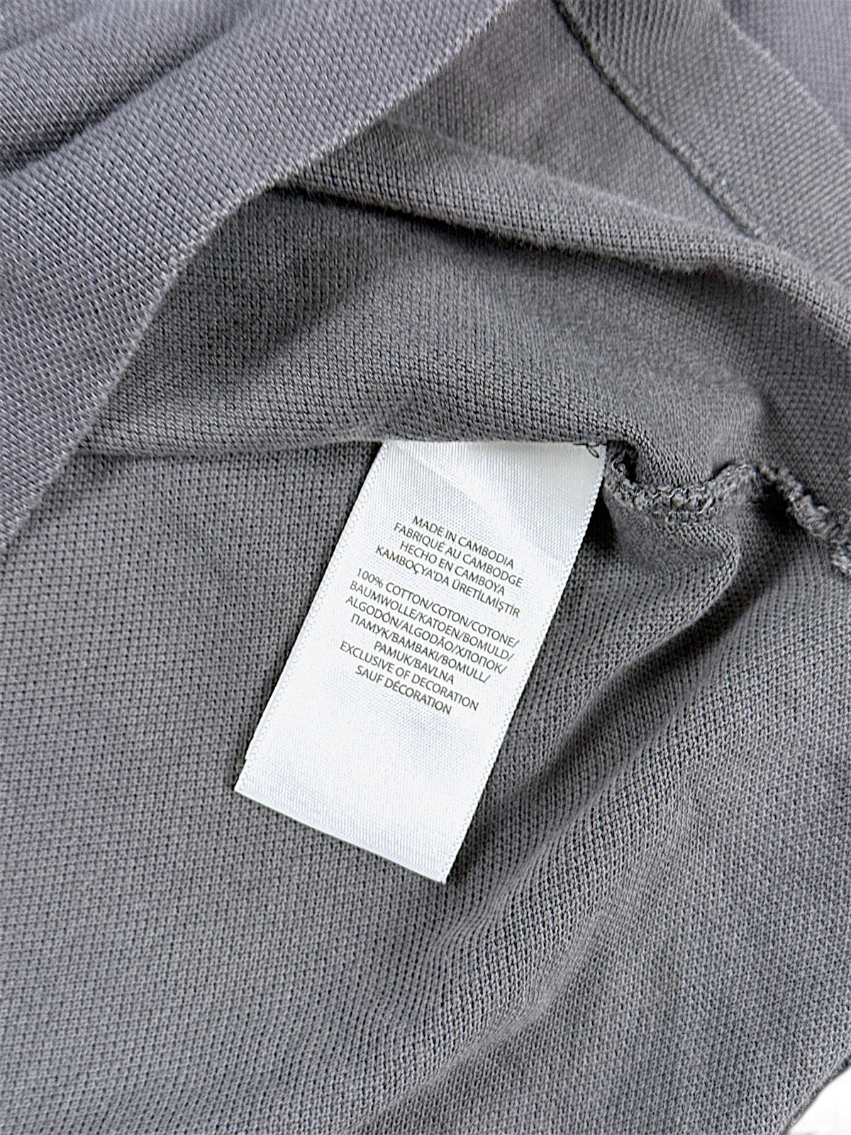 Vintage Ralph Lauren Big Pony Langarm-Polo (L) – Detailaufnahme 3