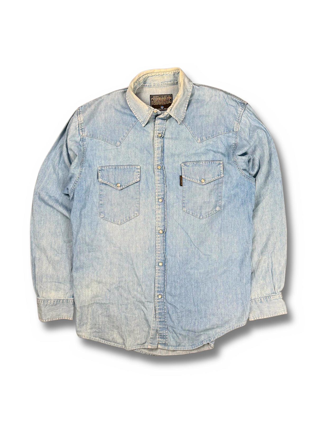 Vintage Avirex Jeanshemd (XL) – Vorderansicht