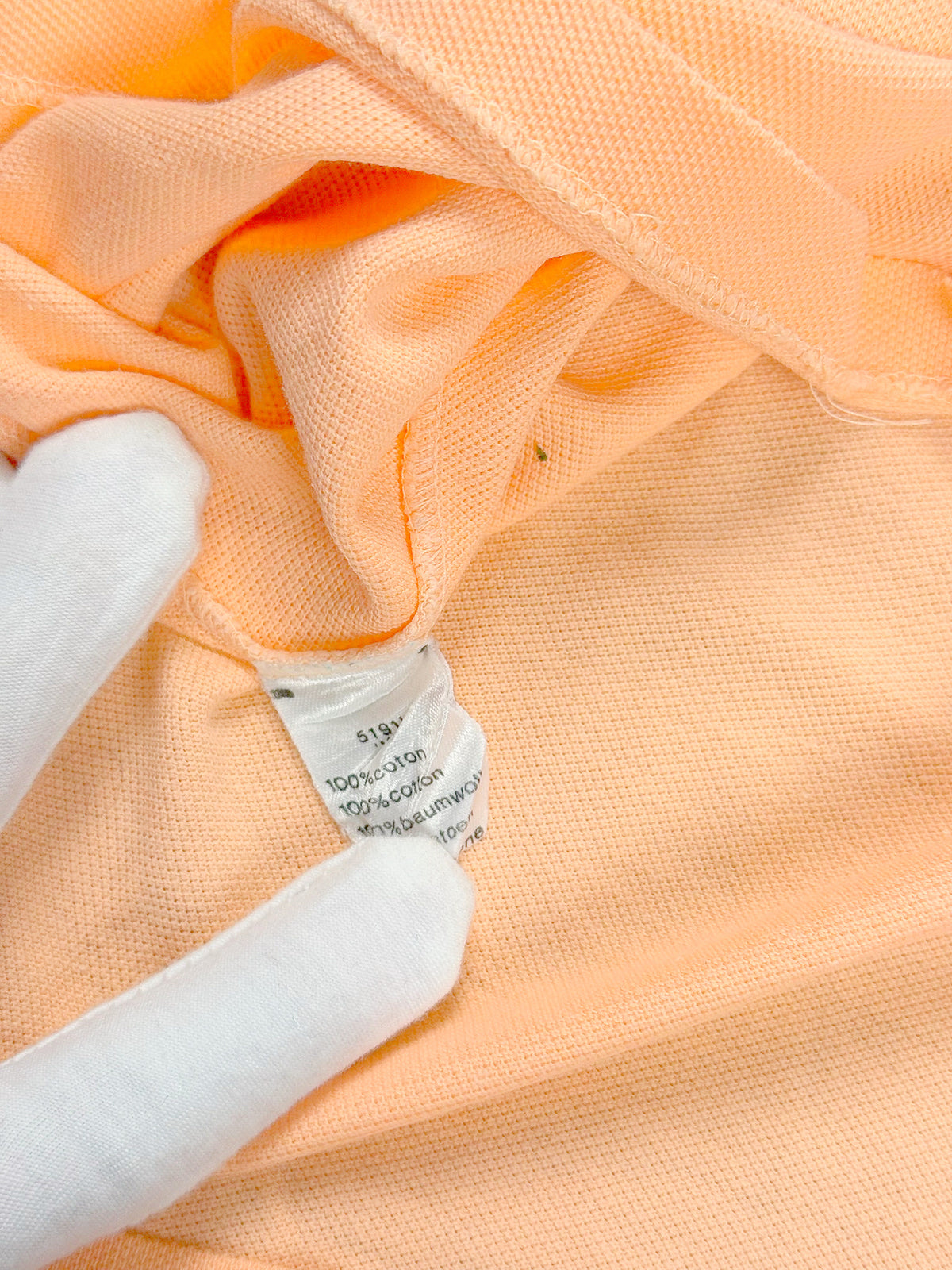 Vintage Lacoste Langarm Polo (L) – Detailaufnahme 4