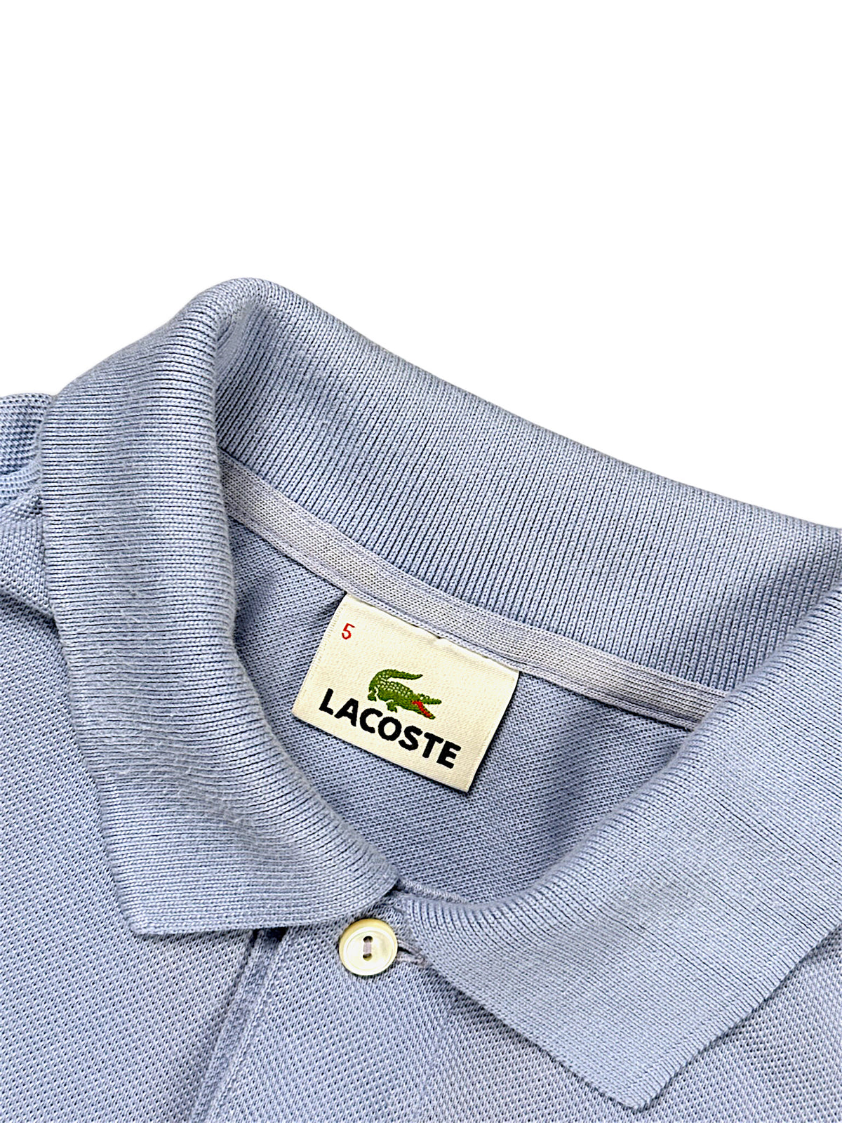 Vintage Lacoste Y2K Polo (M) – Detailaufnahme 2