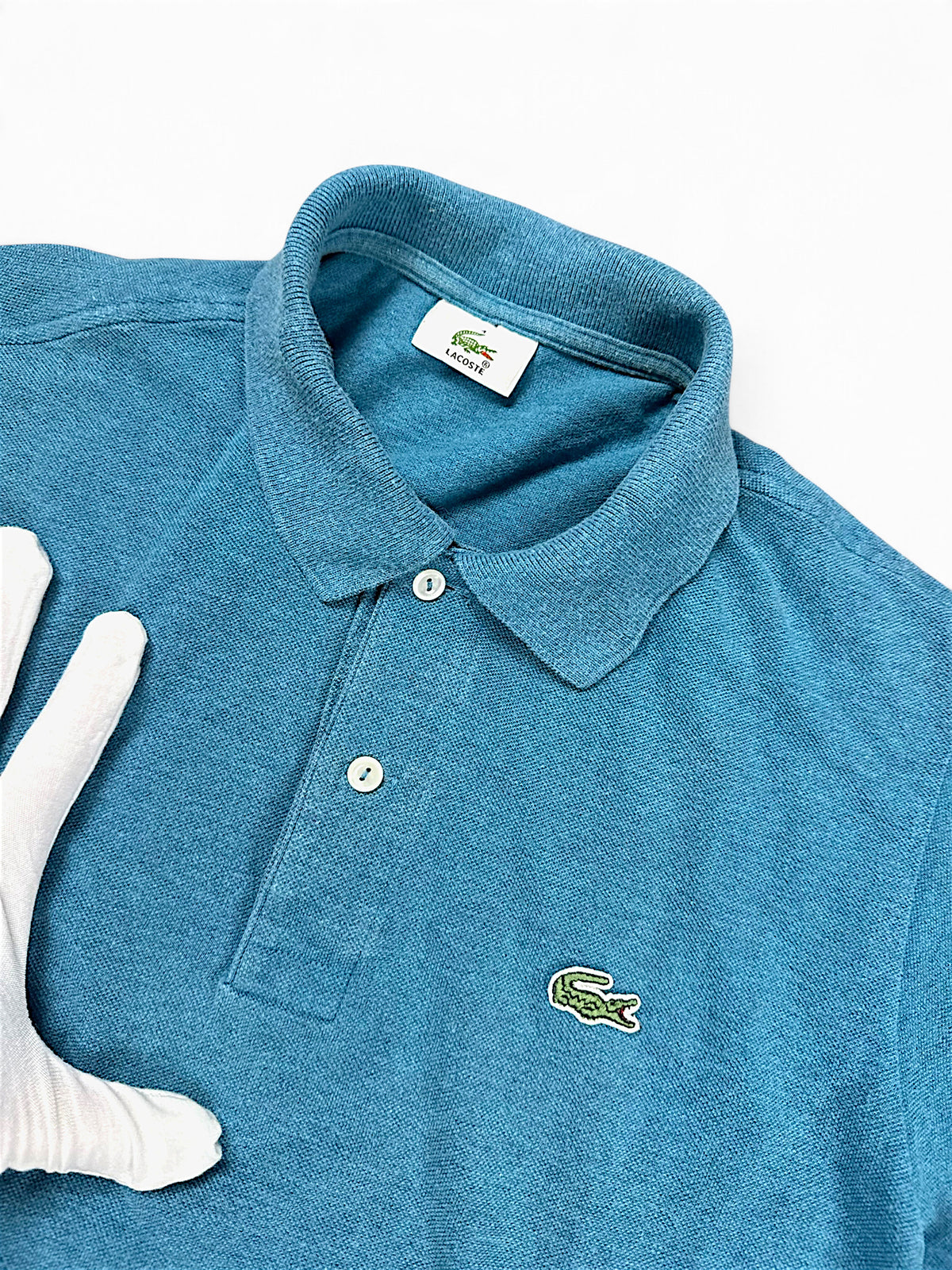 Vintage Lacoste Polo (L) – Detailaufnahme 1