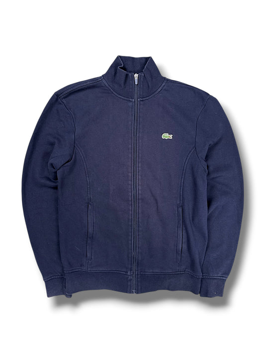 Vintage Lacoste Zip-Pullover (S) – Vorderansicht