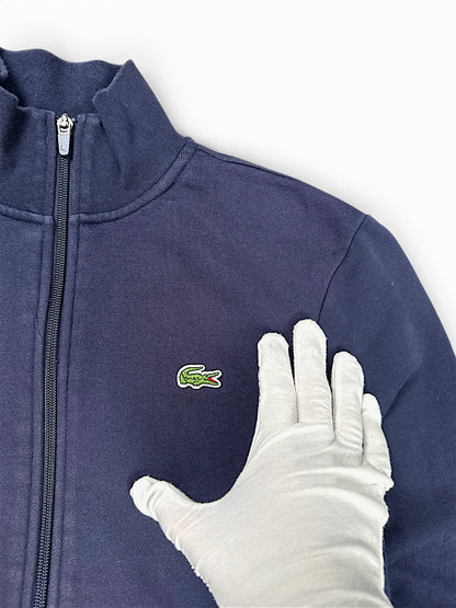 Vintage Lacoste Zip-Pullover (S) – Detailaufnahme 1