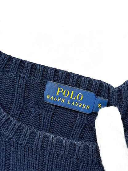 Vintage Ralph Lauren Y2K Strickpullover (S) – Detailaufnahme 2