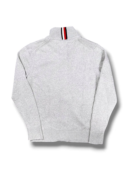Vintage Tommy Hilfiger Zip-Pullover (L) – Rückansicht