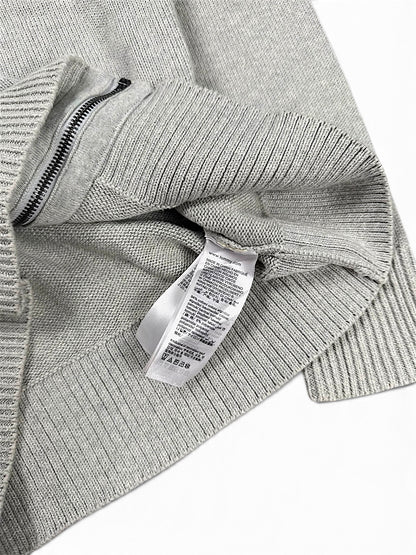Vintage Tommy Hilfiger Zip-Pullover (L) – Detailaufnahme 4