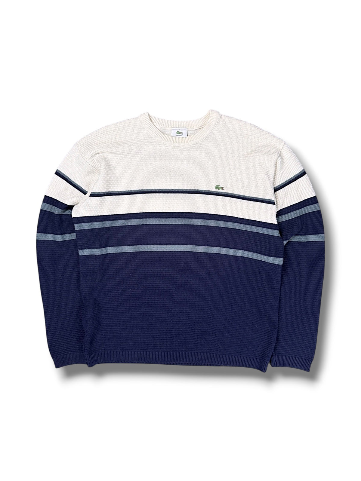 Vintage Lacoste Y2K Strickpullover (S) – Vorderansicht