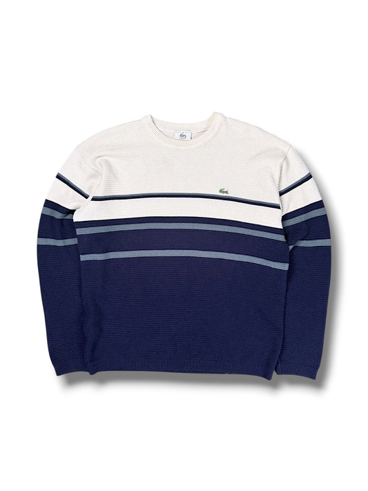 Vintage Lacoste Y2K Strickpullover (S) – Vorderansicht
