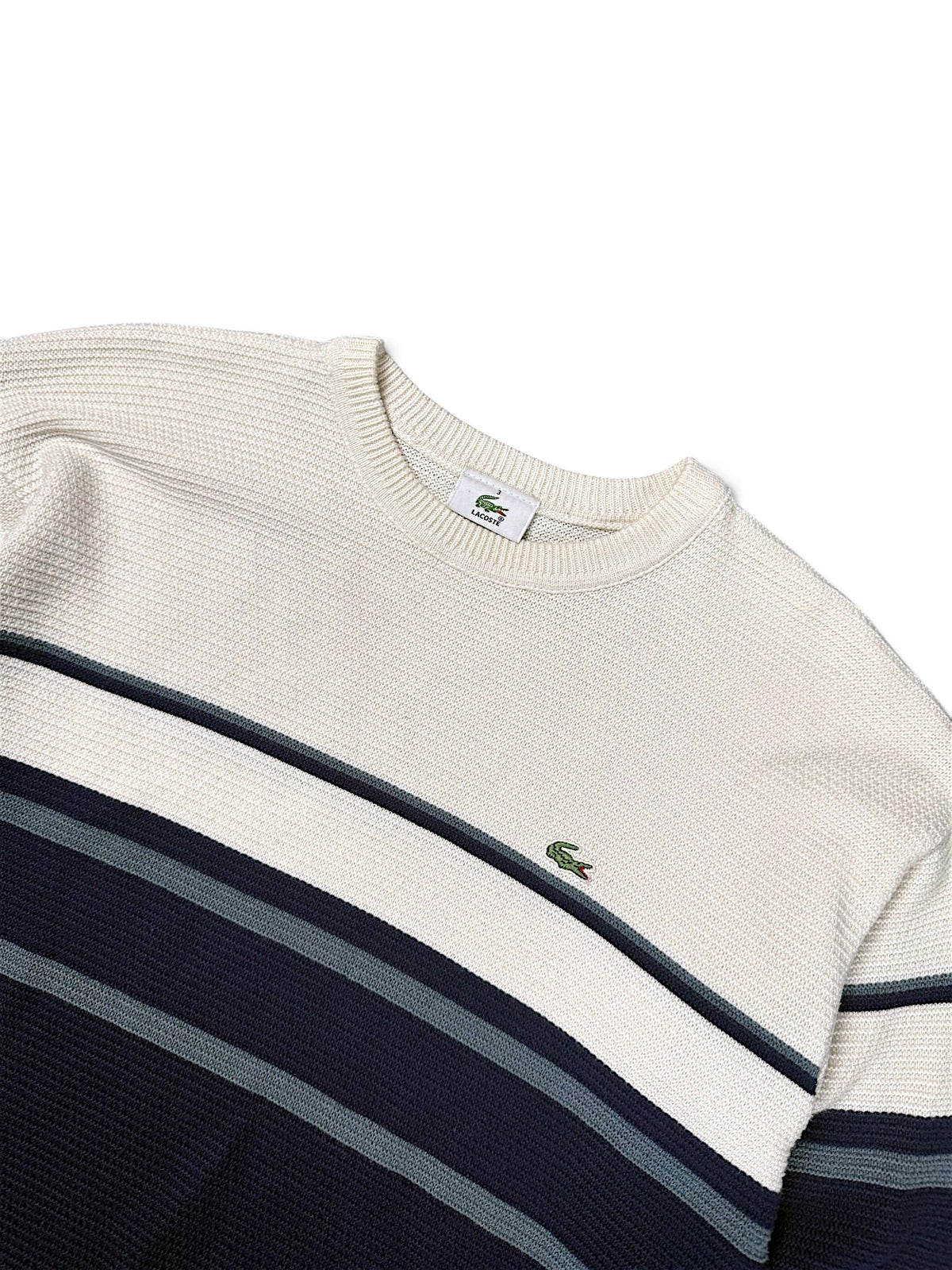 Vintage Lacoste Y2K Strickpullover (S) – Detailaufnahme 1
