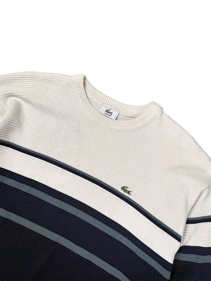 Vintage Lacoste Y2K Strickpullover (S) – Detailaufnahme 1