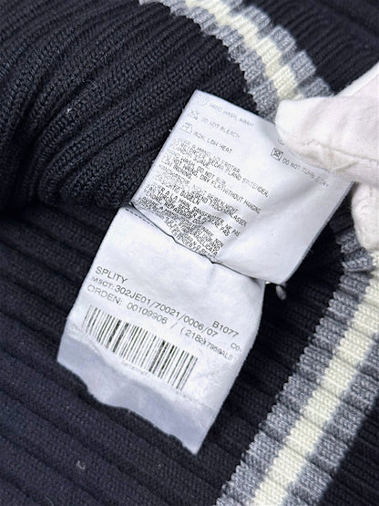 Vintage Burberry Y2K Strickpullover mit Kragen (S) – Detailaufnahme 4